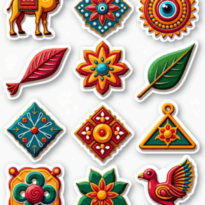 Regional Art & Symbols - Sticker Sheet v20